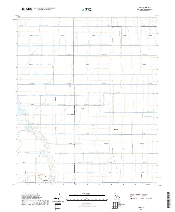 Wiest, CA — USGS 7.5-minute topo (2021)