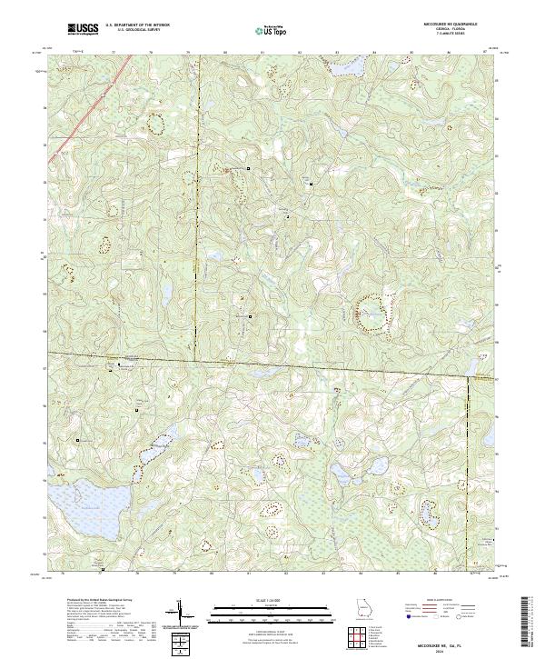 Miccosukee NE, GA-FL — USGS 7.5-minute topo (2024)