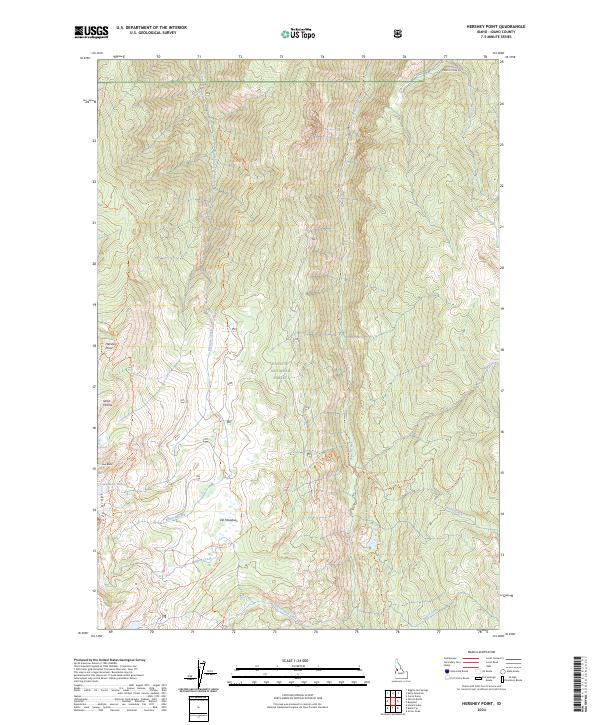 Hershey Point, ID — USGS 7.5-minute topo (2024)