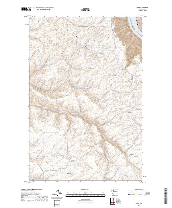Kirby, WA — USGS 7.5-minute topo (2023)