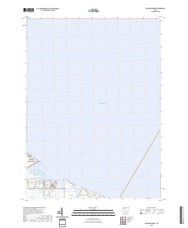 Metzger Marsh, OH — USGS 7.5-minute topo (2023)