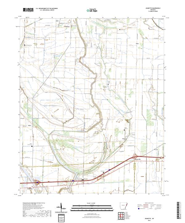 Jeanette, AR — USGS 7.5-minute topo (2024)