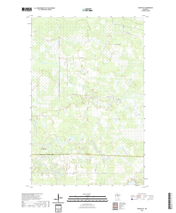 Craigville, MN — USGS 7.5-minute topo (2022)