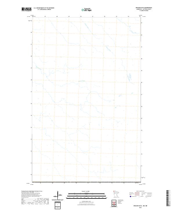 Orleans OE N, MN-MB — USGS 7.5-minute topo (2022)