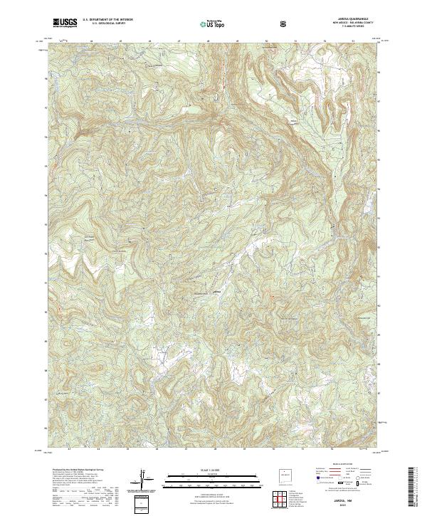 Jarosa, NM — USGS 7.5-minute topo (2023)