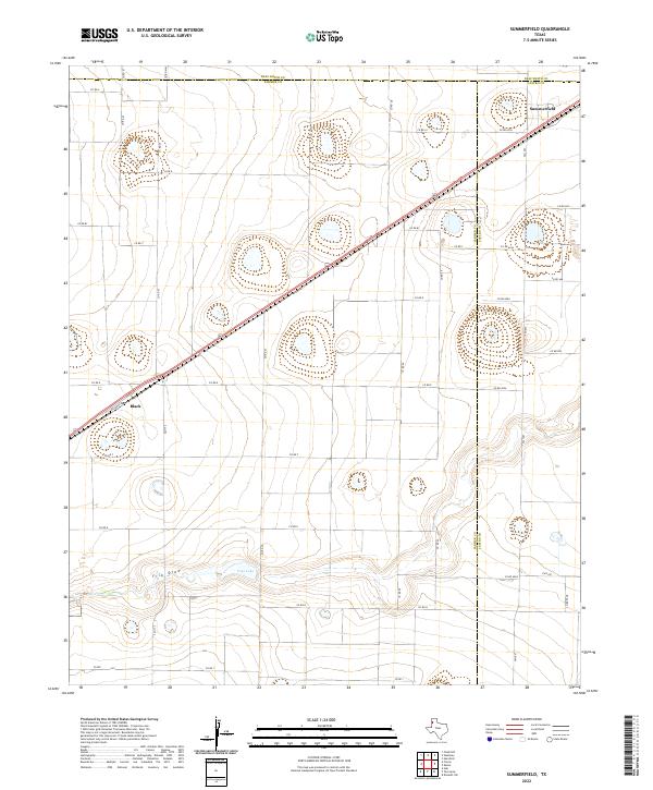 Summerfield, TX — USGS 7.5-minute topo (2022)