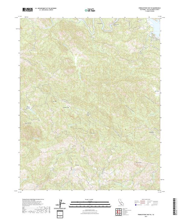 Pebblestone Shut-in, CA — USGS 7.5-minute topo (2021)
