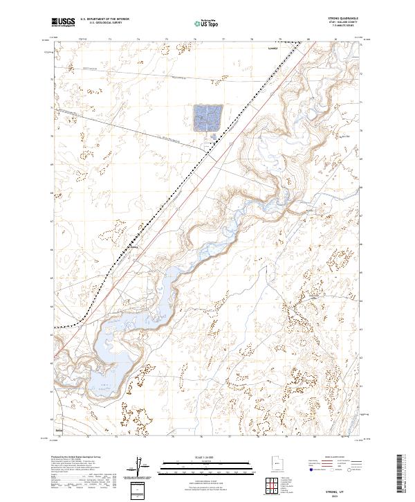 Strong, UT — USGS 7.5-minute topo (2023)