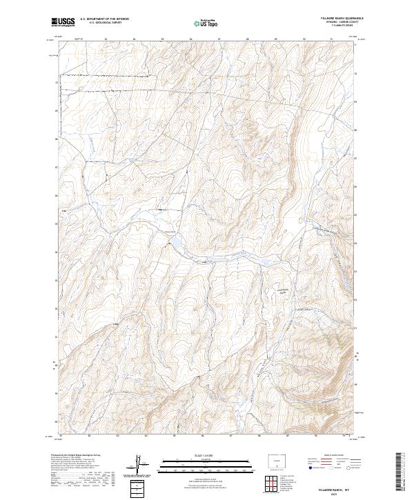 Fillmore Ranch, WY — USGS 7.5-minute topo (2023)