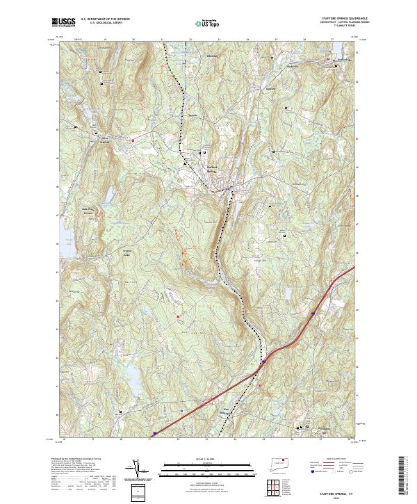 Stafford Springs, CT — USGS 7.5-minute topo (2024)