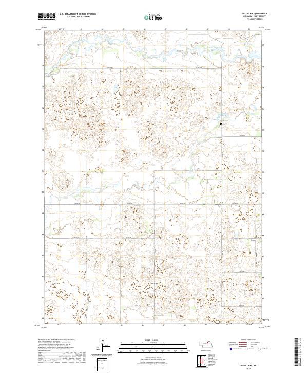 Deloit NW, NE — USGS 7.5-minute topo (2021)
