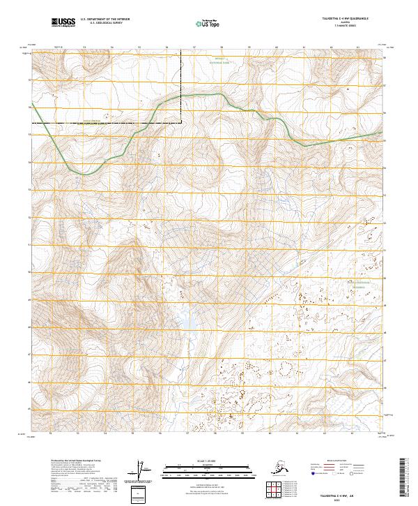 Talkeetna C-4 NW, AK — USGS 7.5-minute topo (2023)