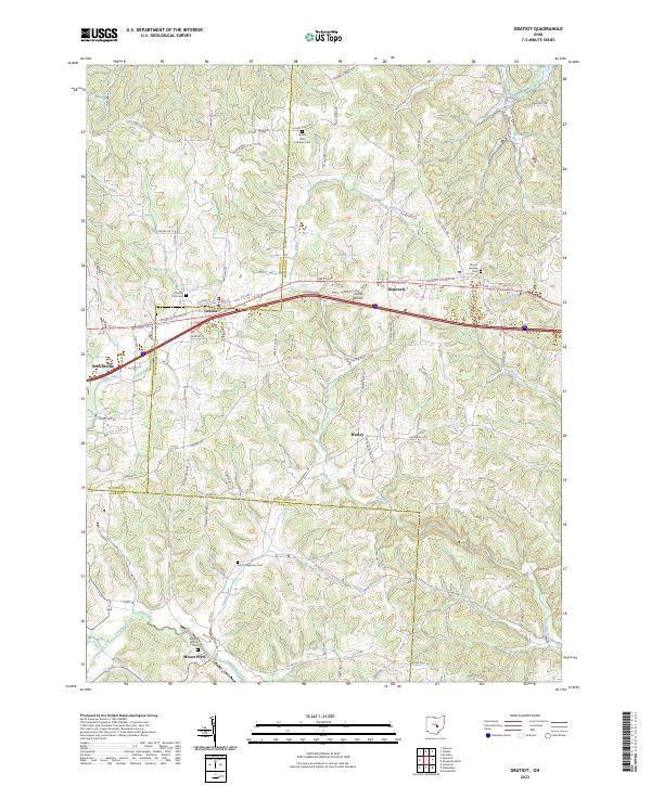 Gratiot, OH — USGS 7.5-minute topo (2023)