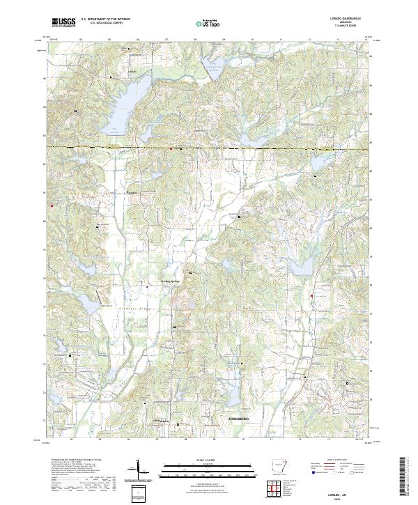 Lorado, AR — USGS 7.5-minute topo (2024)