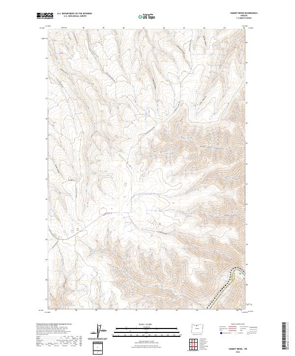 Summit Ridge, OR — USGS 7.5-minute topo (2024)