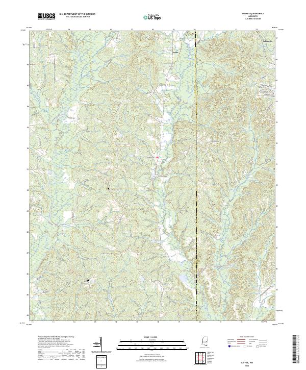Duffee, MS — USGS 7.5-minute topo (2024)