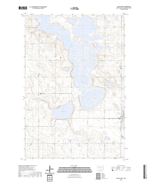 Ashley West, ND — USGS 7.5-minute topo (2024)