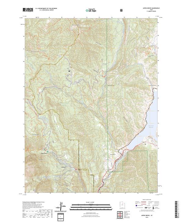 Aspen Grove, UT — USGS 7.5-minute topo (2023)