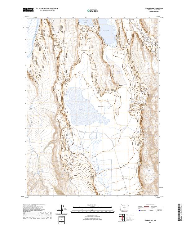 Coleman Lake, OR — USGS 7.5-minute topo (2024)