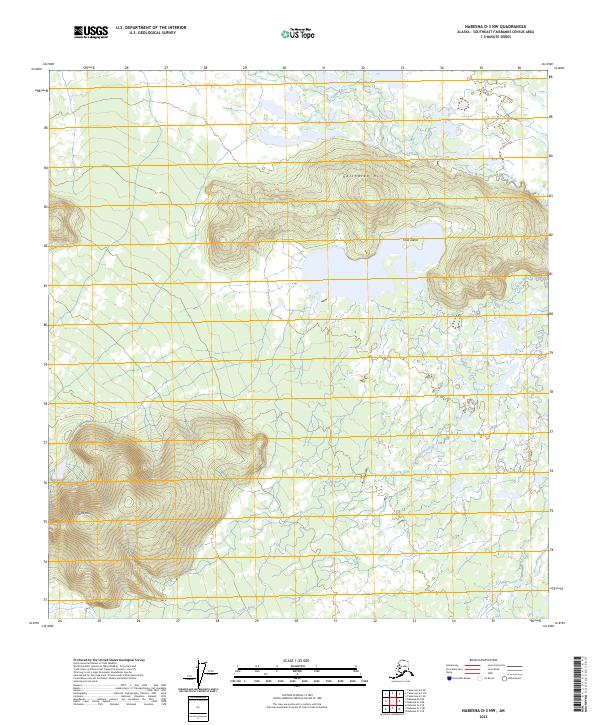 Nabesna D-3 NW, AK — USGS 7.5-minute topo (2023)