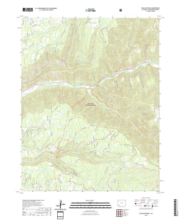 Wallace Ranch, CO — USGS 7.5-minute topo (2022)