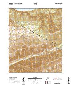 Livengood D-6 SE, AK — USGS 7.5-minute topo (2017)