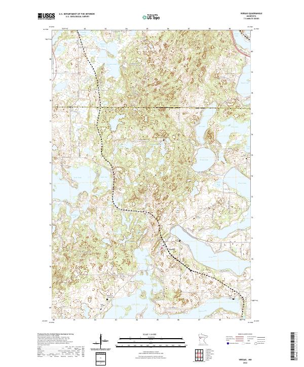 Vergas, MN — USGS 7.5-minute topo (2022)