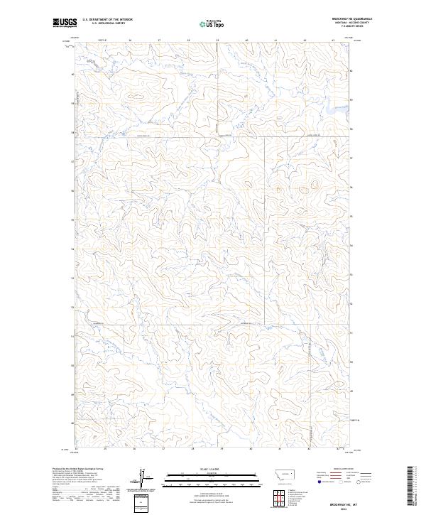 Brockway NE, MT — USGS 7.5-minute topo (2024)