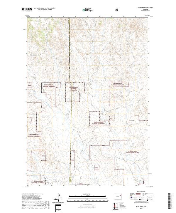 Buck Creek, WY — USGS 7.5-minute topo (2021)