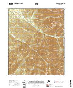 Charley River B-1 SE, AK-YT — USGS 7.5-minute topo (2018)
