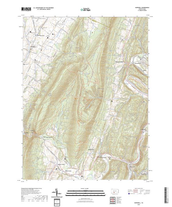 Hopewell, PA — USGS 7.5-minute topo (2023)