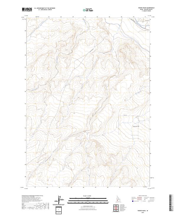 Vinson Wash, ID — USGS 7.5-minute topo (2023)