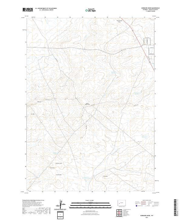 Gobblers Knob, WY — USGS 7.5-minute topo (2021)