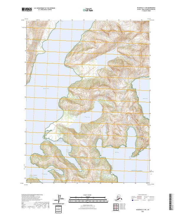 Seldovia C-1 SW, AK — USGS 7.5-minute topo (2024)