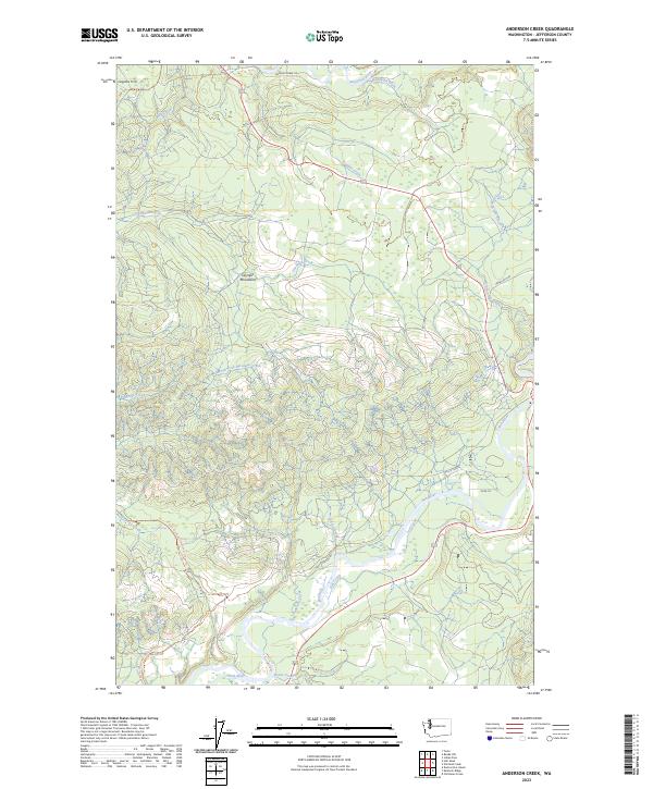 Anderson Creek, WA — USGS 7.5-minute topo (2023)