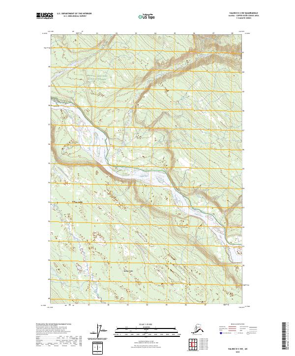 Valdez D-3 SW, AK — USGS 7.5-minute topo (2023)