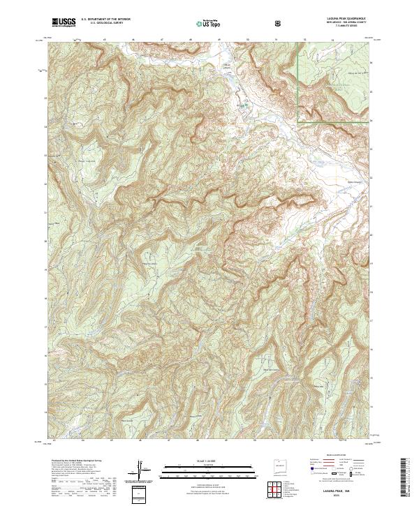 Laguna Peak, NM — USGS 7.5-minute topo (2023)