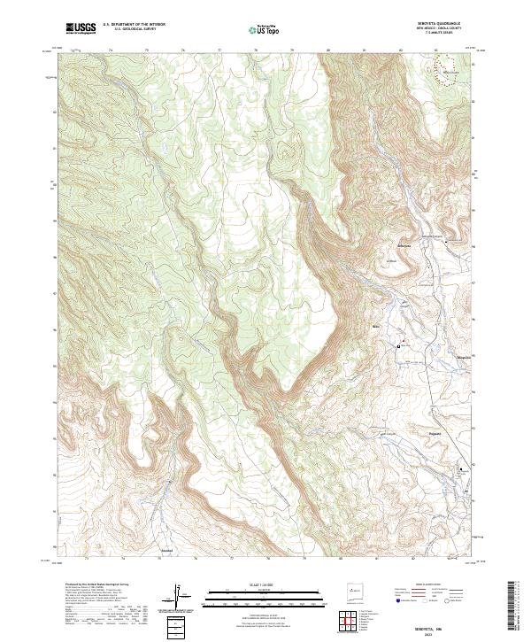 Seboyeta, NM — USGS 7.5-minute topo (2023)