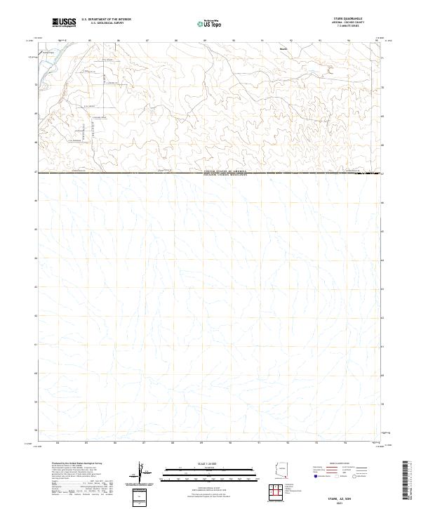 Stark, AZ,SON, US — USGS 7.5-minute topo (2021)