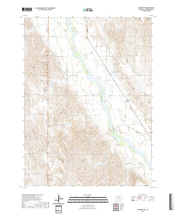 Ravenna NW, NE — USGS 7.5-minute topo (2021)
