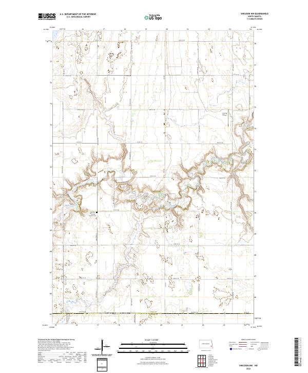 Sheldon NW, ND — USGS 7.5-minute topo (2024)