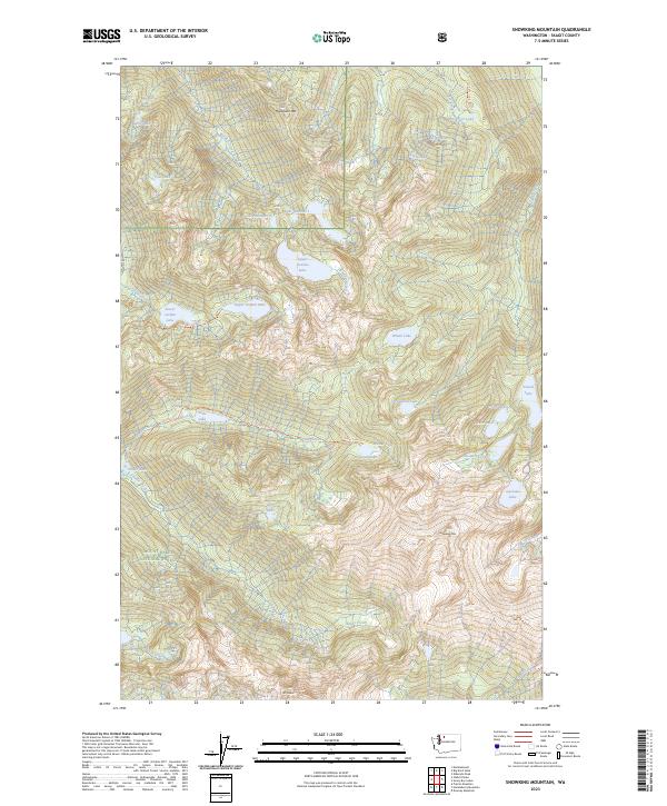 Snowking Mountain, WA — USGS 7.5-minute topo (2023)