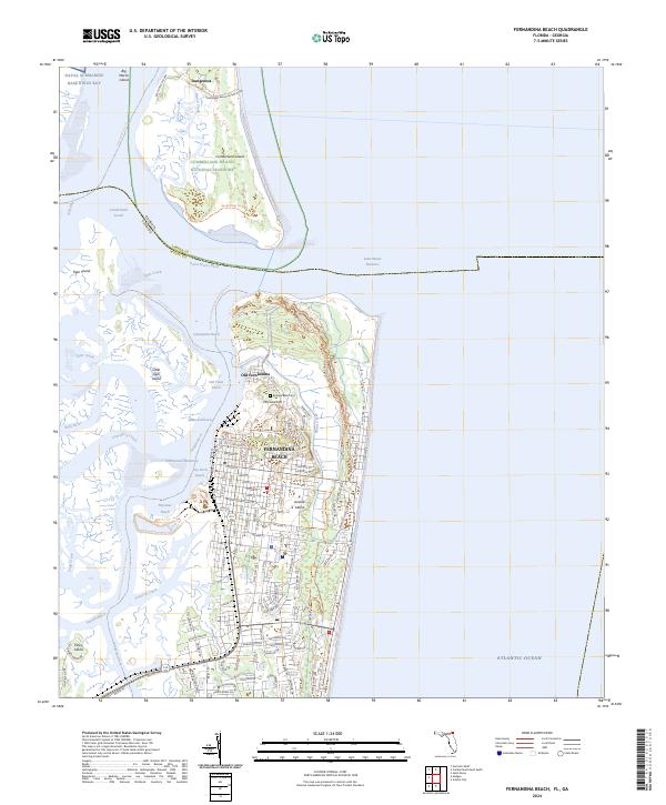 Fernandina Beach, FL-GA — USGS 7.5-minute topo (2024)