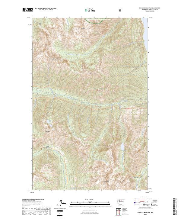 Pinnacle Mountain, WA — USGS 7.5-minute topo (2023)