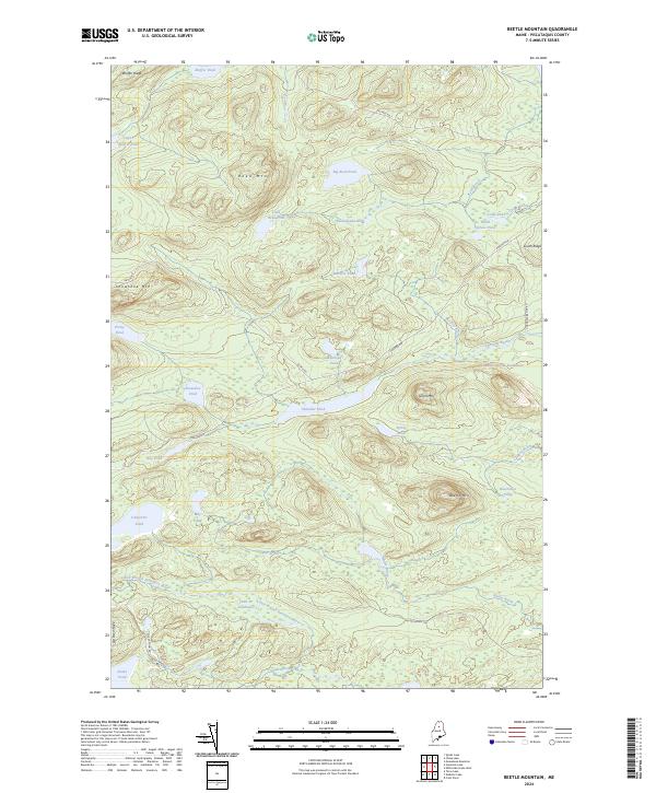 Beetle Mountain, ME — USGS 7.5-minute topo (2024)