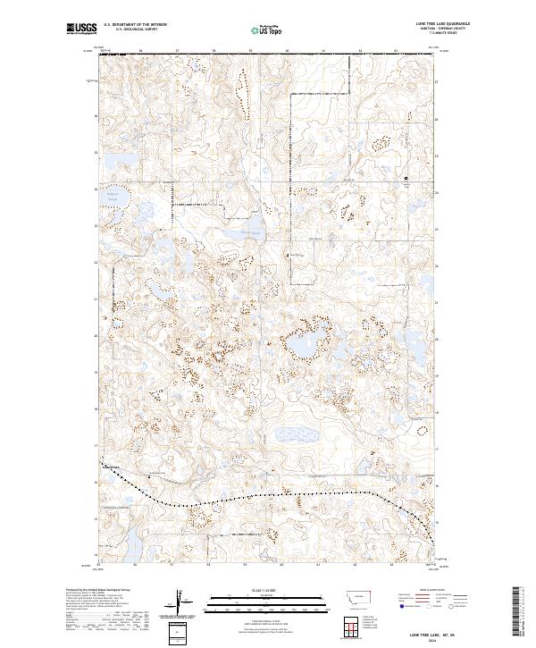 Lone Tree Lake, MT-SK — USGS 7.5-minute topo (2024)