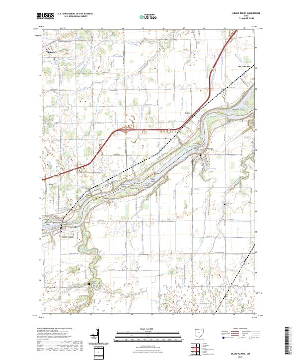 Grand Rapids, OH — USGS 7.5-minute topo (2023)