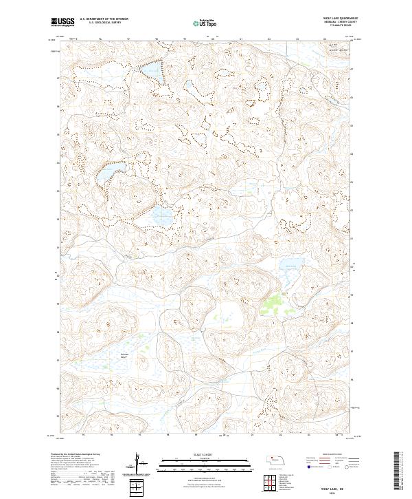 Wolf Lake, NE — USGS 7.5-minute topo (2021)
