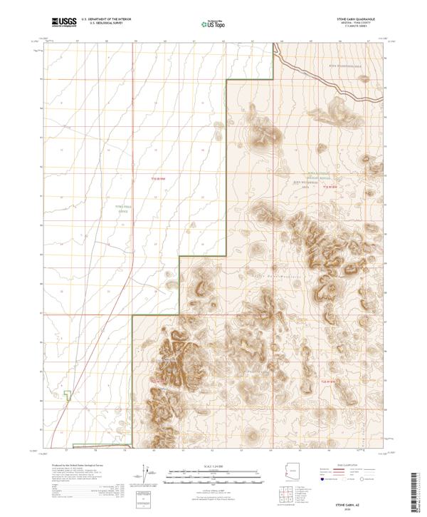 Stone Cabin, AZ — USGS 7.5-minute topo (2026)