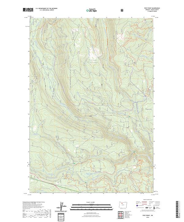 Post Point, OR — USGS 7.5-minute topo (2024)